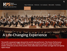 Tablet Screenshot of honorsperformance.org
